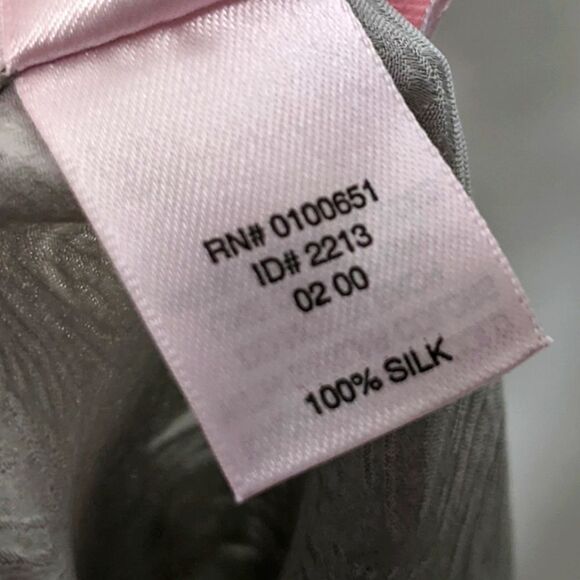 VICTORIA'S SECRET Silk Feather Print Chemise M - Picture 6 of 7